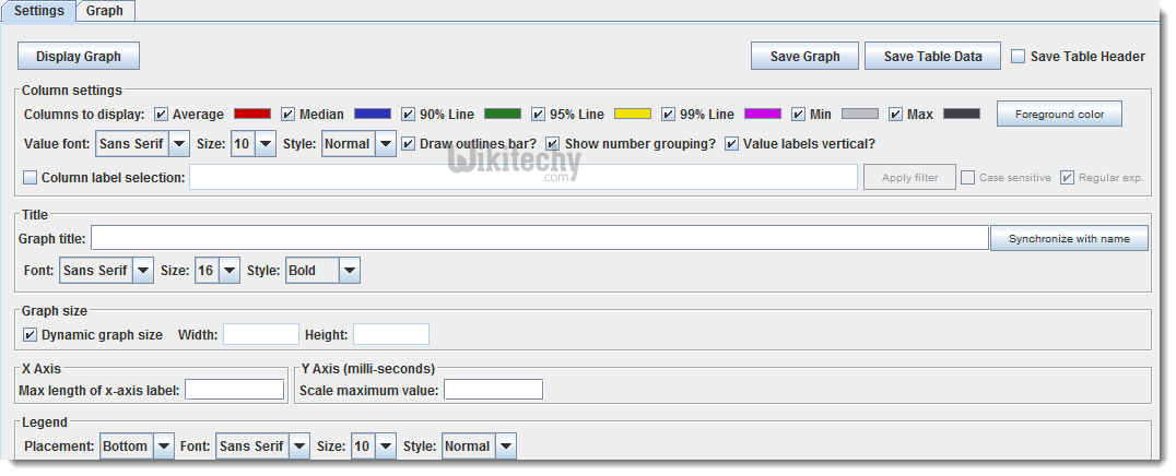  settings of aggregate graph